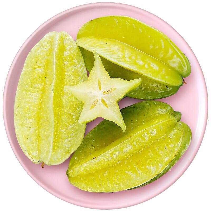 青尊园福建漳州甜杨桃新鲜水果应当季整箱洋桃红扬桃五角星阳桃 精选6颗装